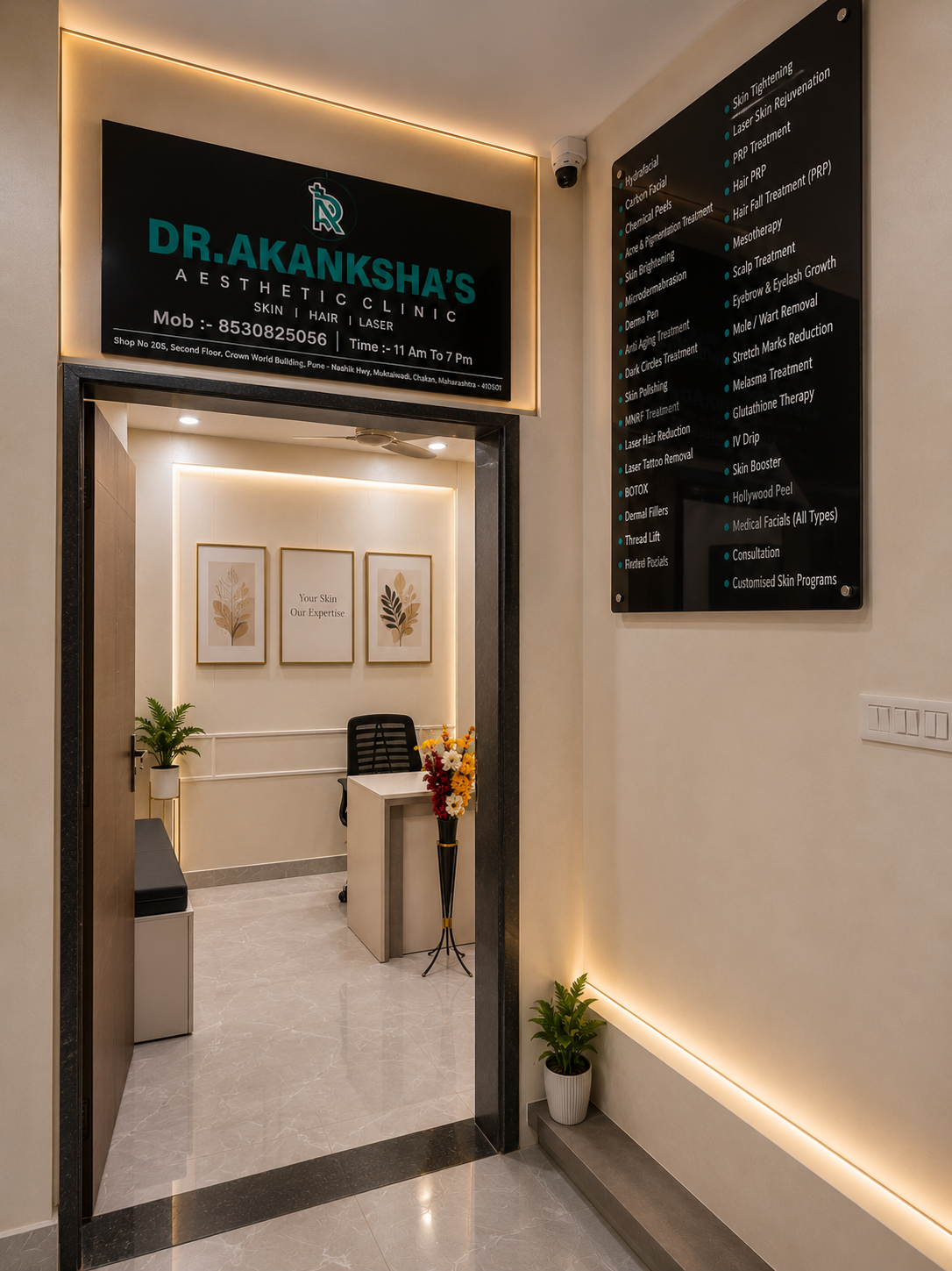 Clinic entrance